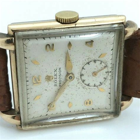 SIGNED ROLEX, PRECISION, REF. 4330, CIRCA 1940 